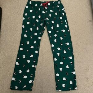 Old Navy 100% cotton winter festive holiday gnome elf snowball pajama pants xs/s